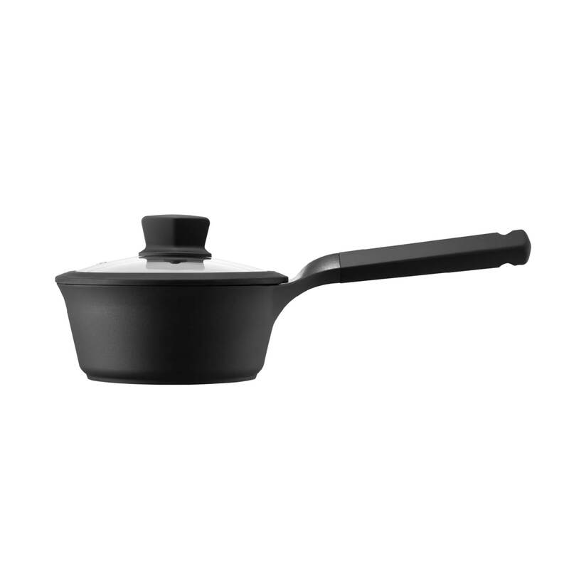 Nồi Edge Locknlock 18 Cm (Có Thể Sử Dụng Bếp Từ) - Màu Đen - CAS1811, , large image number null